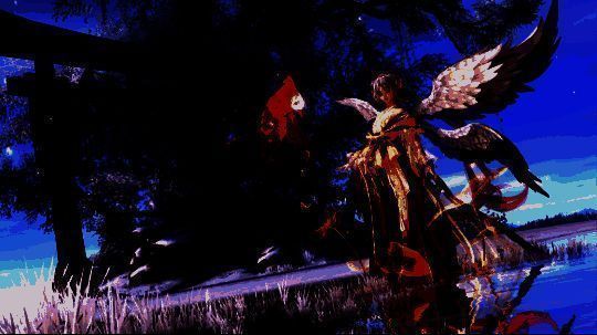 染色后的清辉月音时装图