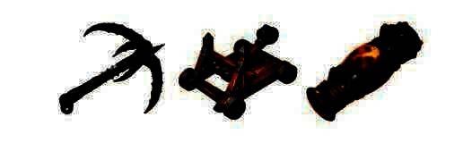 精工铁爪、喷火筒和天工臂展示图