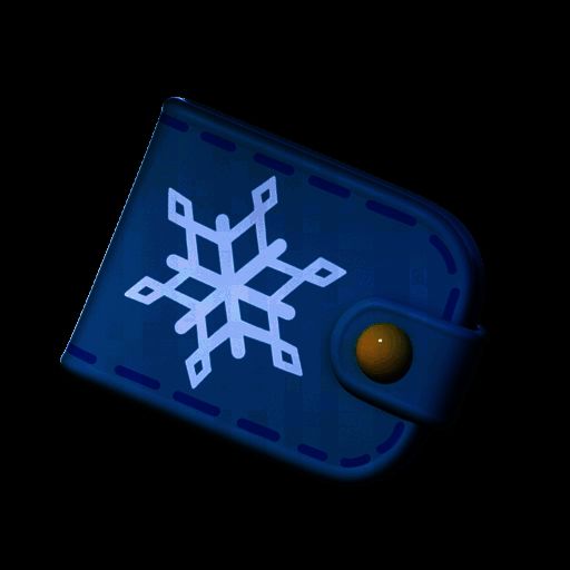 小浮冰霜霜的雪花小钱包