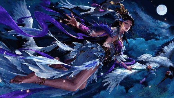 翱羽翔月*诸葛果中秋皮肤图