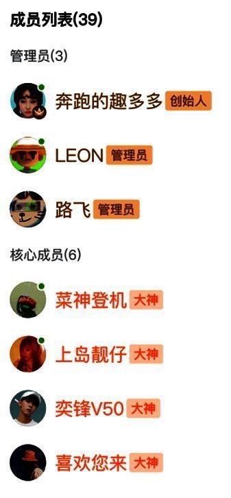 成员在线状态感知图