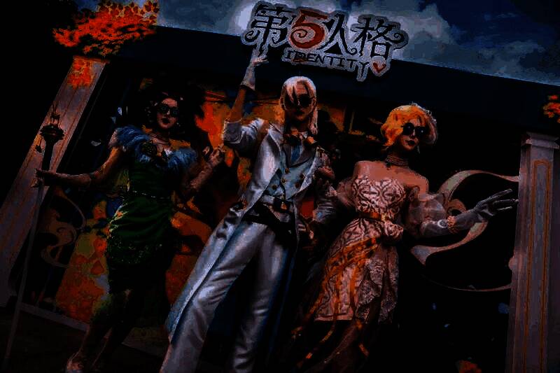 《第五人格》秋分线下活动互动游戏画面