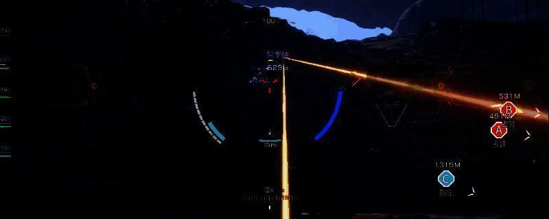 鸣神机甲战斗场景，手持能量狙击枪，周身环绕隐身能量场