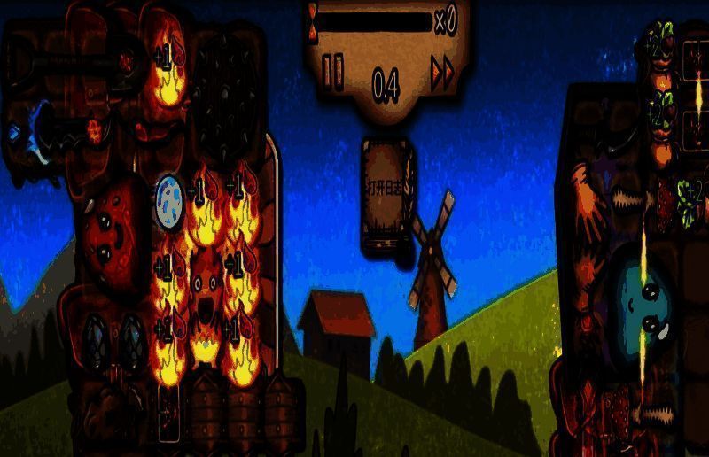 吸血流角色手持带血武器，周身环绕吸血光环