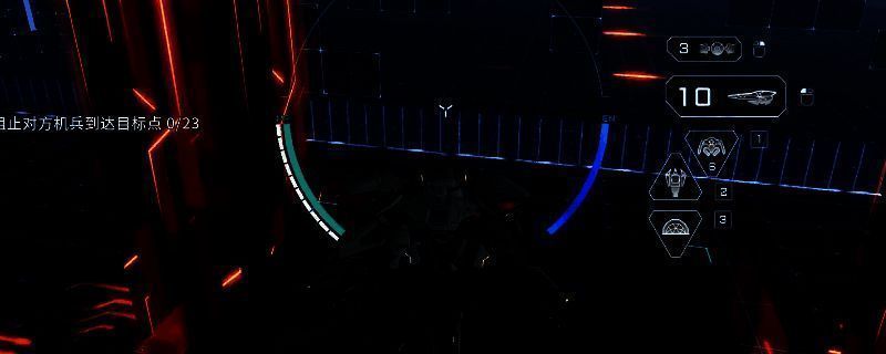 鸣神机甲在高台狙击敌兵，背景为战场环境，远处有敌方单位被击中特效