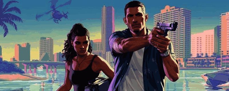 《GTA6》主角杰森·杜瓦尔的街头形象，身穿休闲装，神情凝重