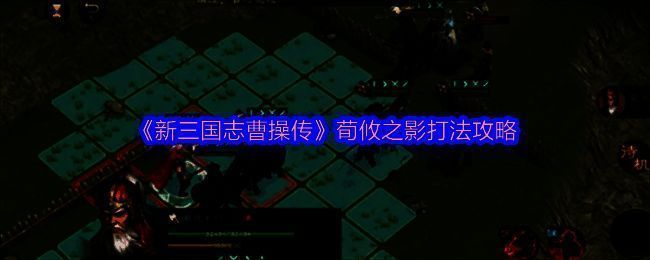 《新三国志曹操传》荀攸之影战斗画面，武将关羽发动群攻技能