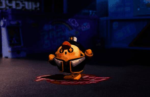 外观“司仪犀鸟”展示图，造型优雅庄重