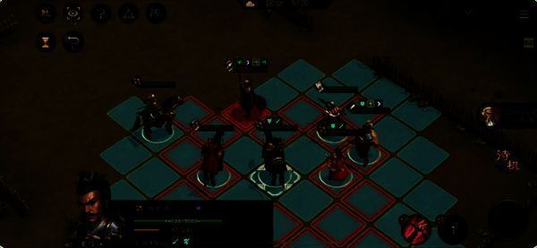 《新三国志曹操传》张绣之影战斗策略图，展示周仓禁足与乐进护卫的战术布局