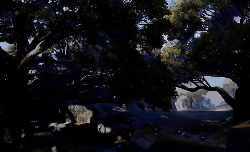 暴雨天气下，雪山大眼盔在雨中静静等待玩家发现