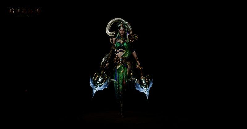 《暗黑破坏神：不朽》水云赋时装多人角色展示，男女款式风格各异