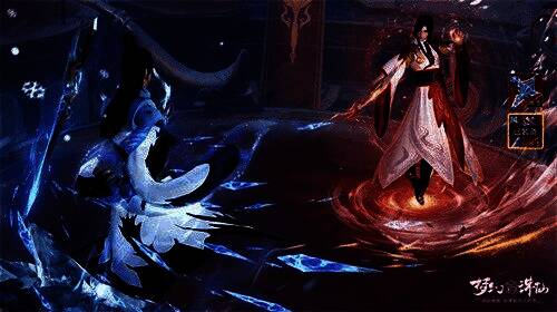 赛季神器九寒凝冰刺与蚩尤刀展示，冰风特效环绕，霸气侧漏