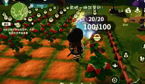 米姆米姆哈游戏界面展示，显示米姆的工作状态和技能标签