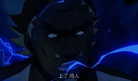 艾在战场中央高举雷遁之刃，身后是胜利的旗帜，画面充满荣耀感