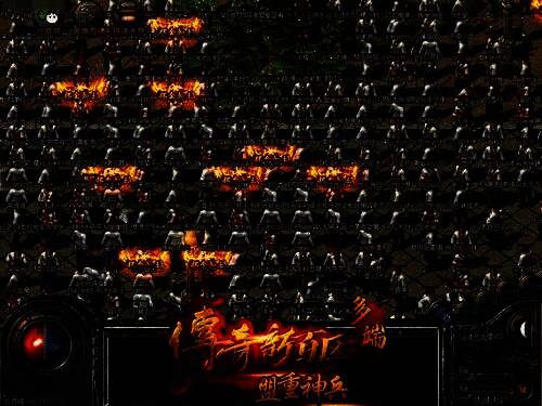 玛法大陆全景图，展现各大地图风貌与战斗场景