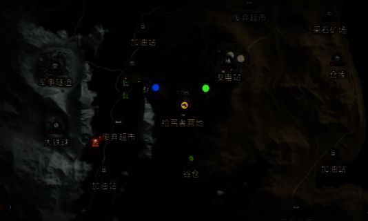 拾荒者营地的停机坪，多架飞机整齐排列，背景为营地建筑