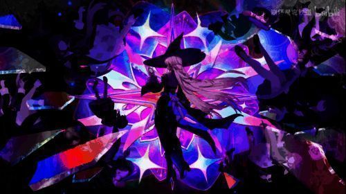 大黑塔撕裂星铁LOGO的视觉特效，神秘字符被遮蔽