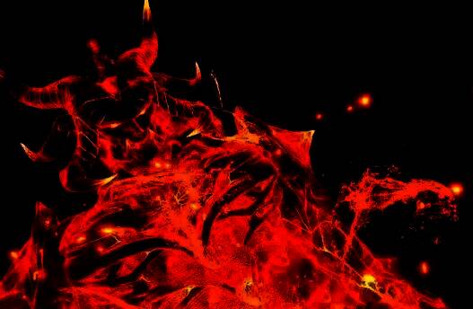 初始四大魂兽立绘图，展示火狼、风狮、草熊与水灵龟的形态特征