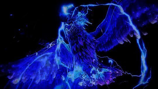 冰凤凰与炎龙对峙场景，寒冰与烈焰能量激烈碰撞