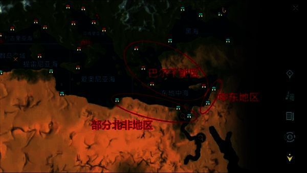 地图显示从南特和波尔多出发的航线起点