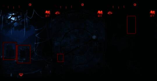 玩家操作日晷与圆盘调整时间与节气的界面，界面中央为神秘树干