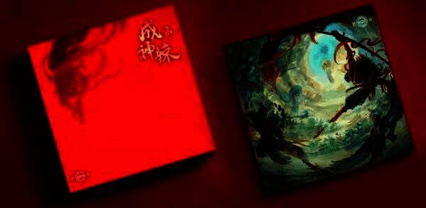 封神再临与吉顺隆辣酱联名礼盒，六种口味分别对应游戏角色哪吒、杨戬、妲己等形象，包装设计极具国风特色