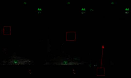 瓷砖被敲碎后露出雕像，面人正被放入其口中