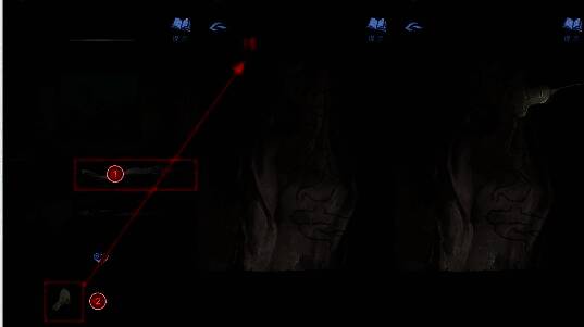 探头放置在白布上的脑子图案，电脑屏幕亮起，隐约可见三位数字，气氛紧张