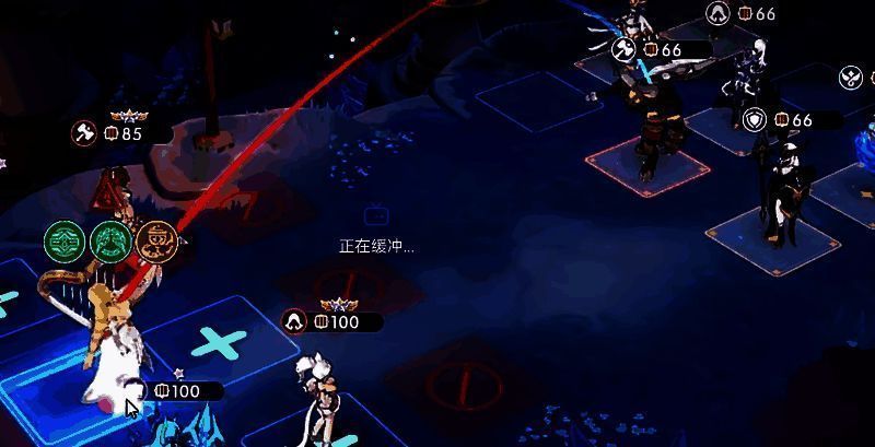 维纳斯实战场景图，站在队伍中央，周围队友血量健康且有减伤光环环绕