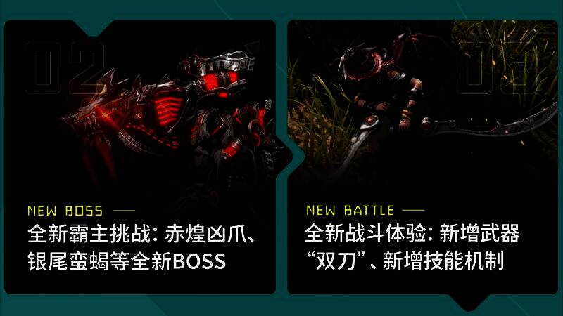 赤煌凶爪BOSS战斗画面，巨大机械生物挥舞利爪攻击玩家，场景火花四溅