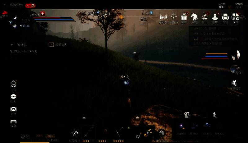 开发者在直播中演示建造魔法工坊，屏幕右下角显示观众提问弹幕