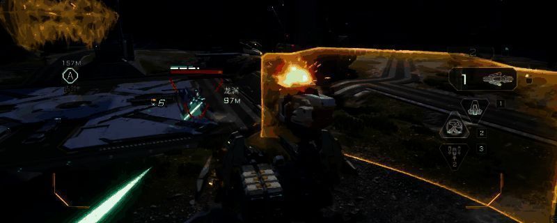 《解限机》游戏内鼠标键盘设置界面，展示玩家正在调整技能快捷键绑定至鼠标侧键的操作过程