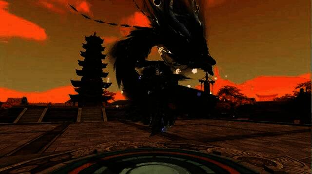 抖音丷阿斩机角色展示，身穿重甲手持大刀，气势凛然地站立于战场中央