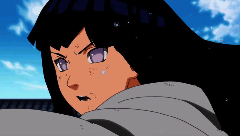 雏田回忆画面插图，童年与成年形象对比，眼神由怯懦转为坚定