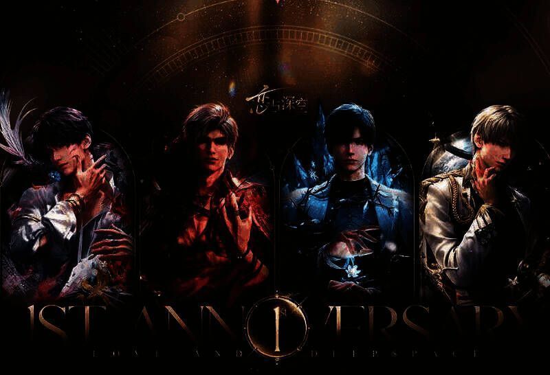 《无限暖暖》1.1版本「流星季」游戏画面，角色在星空下漫步，场景梦幻唯美