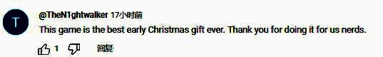 玩家推文截图，称《漫威争锋》是‘最好的圣诞礼物’，配以游戏内角色技能释放画面