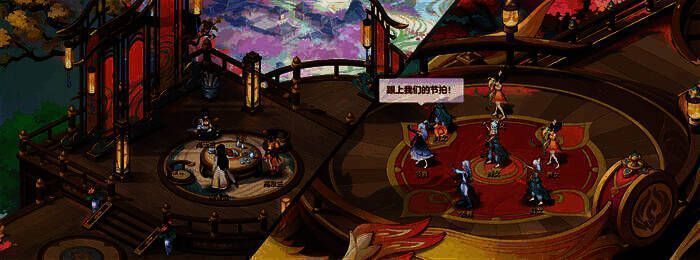 横屏战斗场景截图，角色施展华丽技能，背景为全新升级的长安主城