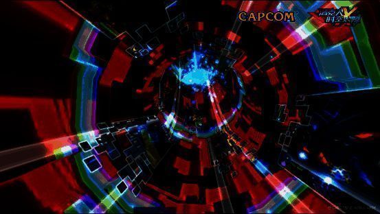 游戏内角色集结画面，艾克斯、零及其他洛克人系列角色站在数据裂隙前，准备迎战