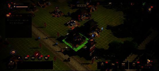 《偃武》阵法布阵界面，玩家可自由调整士兵站位