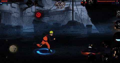 别天神命中后黑绝本体上场动图