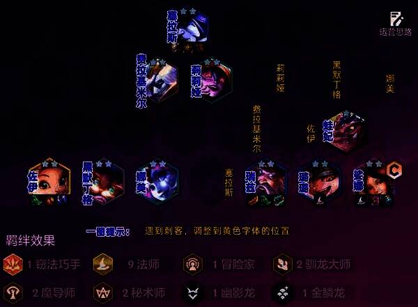 玩家在游戏内查看装备合成界面，金铲子与无用大棒组合成法师转职