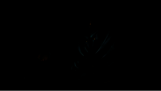 共生体星球内部结构概念图，核心处封印着巨大的黑暗神明纳尔，能量锁链贯穿星球地核