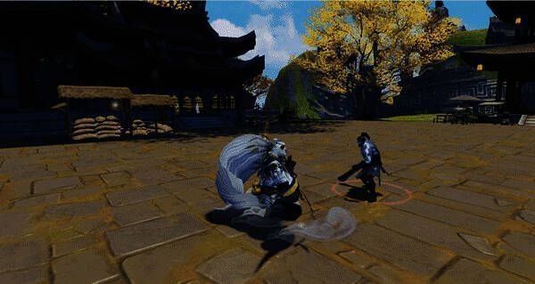 玄素笔走龙蛇，墨迹化为八卦阵，墨魉破阵而出