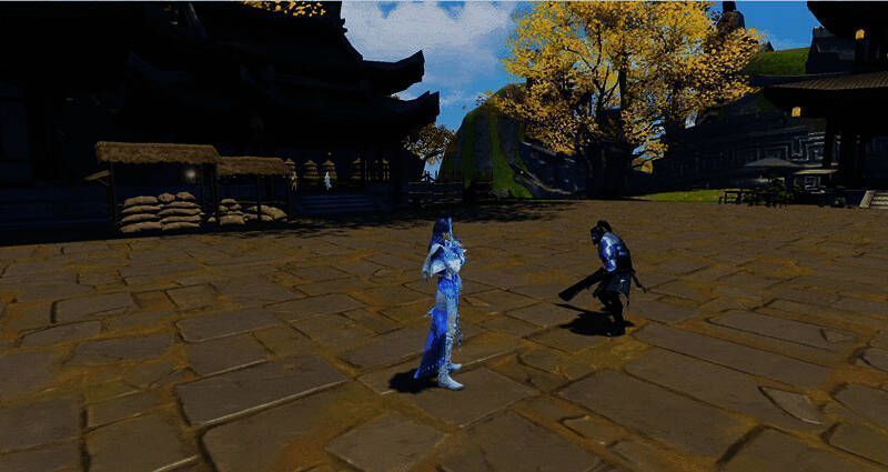 天演者立于星空之下，双手托举星图，流星划破夜空