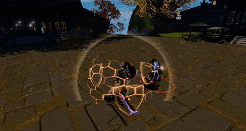 断不悔承受攻击，反弹大量伤害，敌人被反伤击飞