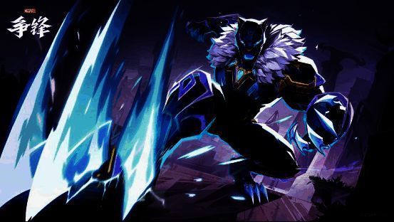 美国队长身穿银蓝色振金装甲，头盔带有瓦坎达纹路，背景为未来都市星空