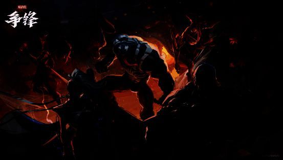 多名英雄合力释放大招，能量光束交织，战场爆炸火光冲天