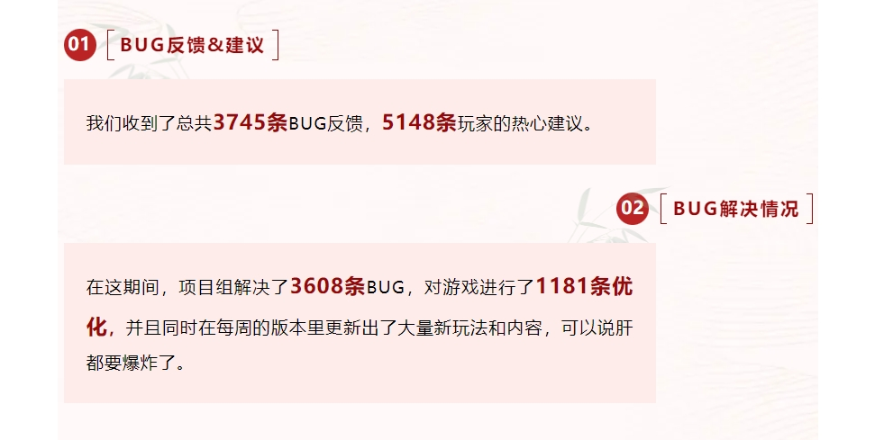 开发团队工作场景示意，屏幕上显示着玩家反馈汇总与版本更新日志，体现高效响应过程