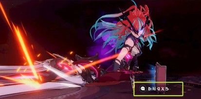 巨型化战斗场景：遮天蔽日的黑色心魔挥舞发光长枪，地面四角各有一个复古金属柜子泛着蓝光，角色正跃入东方柜子引发传送粒子特效