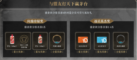 玩家庆祝胜利场景插画，众人举杯欢呼，背景是燃烧的城池与飘扬的同盟旗帜